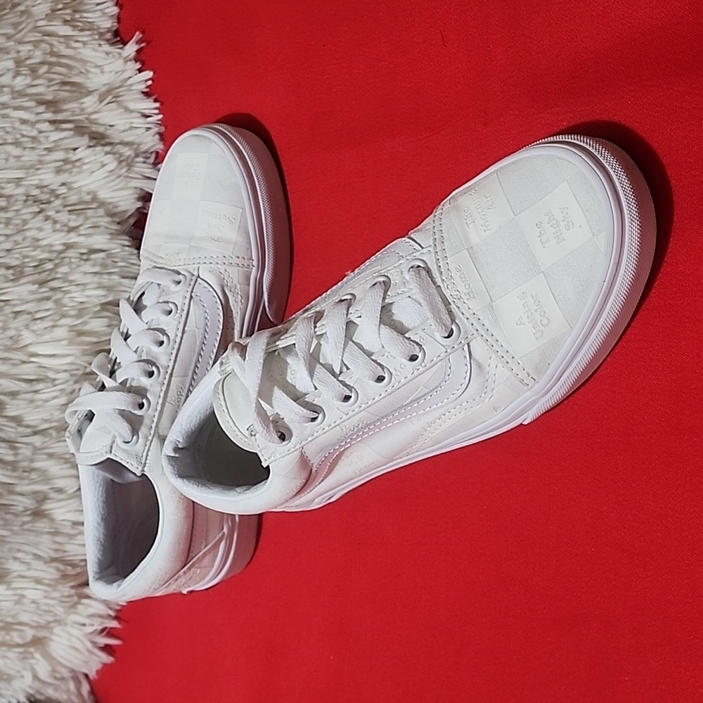 White Vans Sneakers